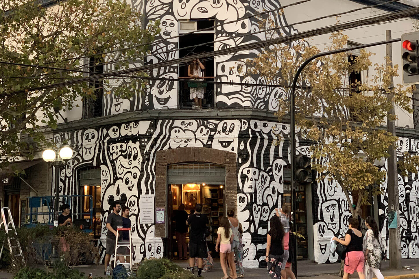 The Historic architecture, street art and hidden courtyards or Barrio Italia