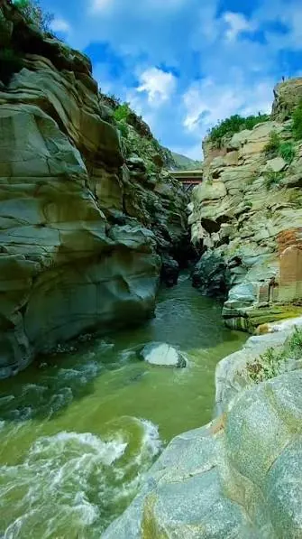 Geositio Puente el Cristo, San José de Maipo, Santiago