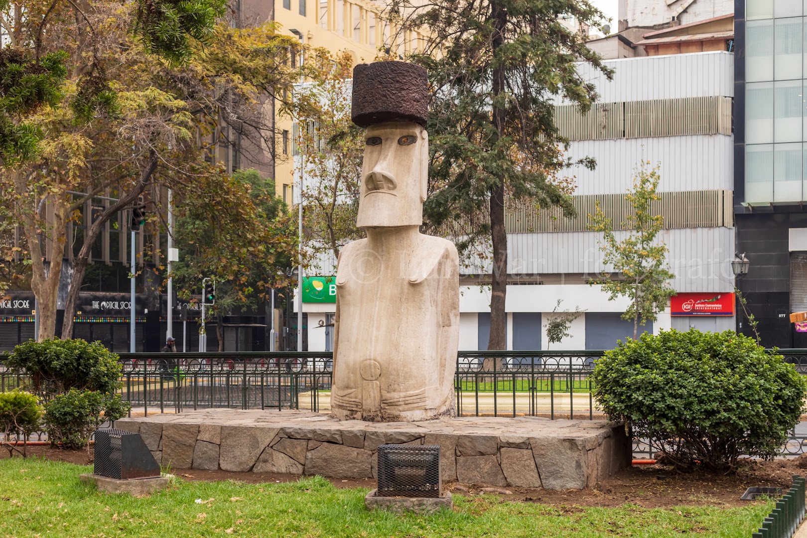 Moai statue